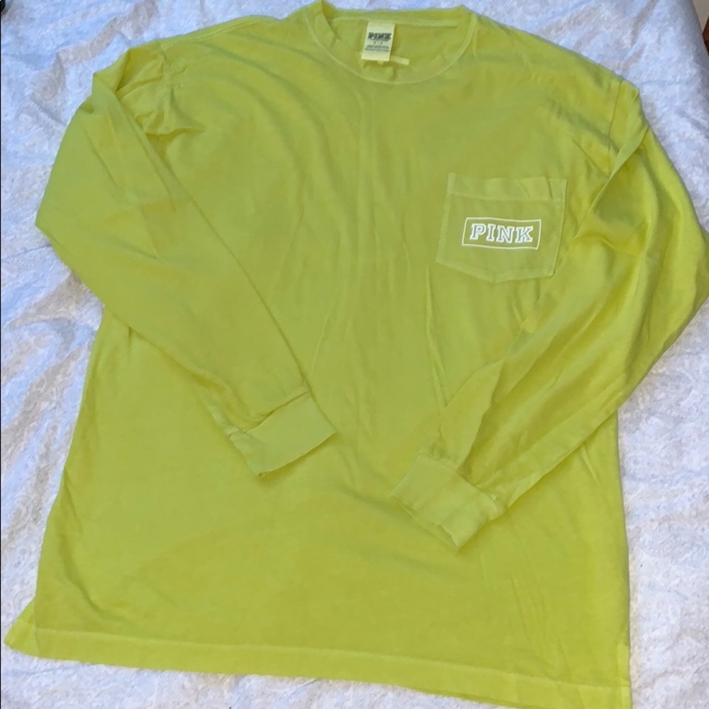 green long sleeve shirt from PINK (NEVER WORN)